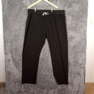 Figs Livigton High Rise Straight Leg Scrub Pants Black Womens XXL